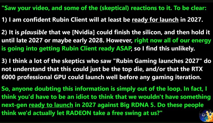 RTX 6090'ın piyasaya sürülmesine ilişkin sızıntı.