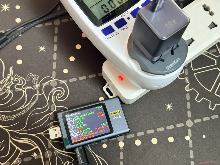Ugreen Nexode Air 65W şarj protokolü testi