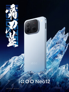 Frost Blade Blue Black rengindeki iQOO