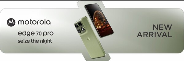 Motorola Edge 70 Pro kavisli bir ekrana sahiptir.