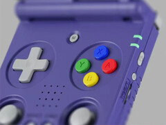 Indigo kaplamalı Anbernic RG34XX SP. (Resim kaynağı: Anbernic)