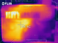 Heat development - Bottom (load)