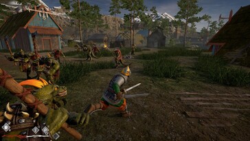 Resimde görülüyor: Lizards Must Die'dan bir oynanış ekran görüntüsü.