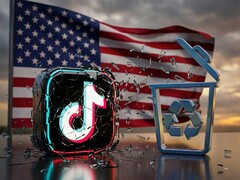 TikTok çöpe atılıyor. (Resim kaynağı: Nano Banana Pro tarafından oluşturulan yapay zeka)