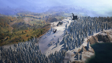 Wartales'te karlı bir manzarayı gösteren bir görüntü.