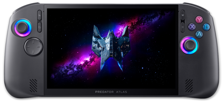 Predator Atlas 8'in önden görünümü.