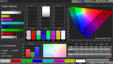 CalMAN Adobe RGB renk uzayı