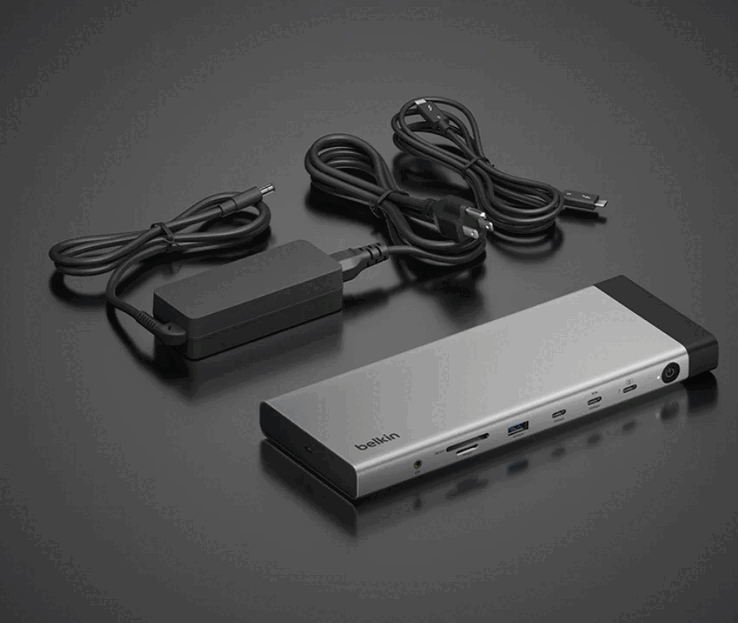 Belkin'in yeni 14'ü 1 arada Thunderbolt 5 bağlantı istasyonu.