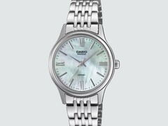 Yeni Casio Beside Line saatleri (resimde BLS-100DS-2AV) dünya çapında piyasaya sürülmeye hazırlanıyor. (Resim kaynağı: Casio, düzenlenmiştir)