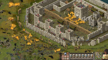 Resimde görülüyor: Stronghold'dan bir oynanış ekran görüntüsü: Definitive Edition'dan bir oynanış ekran görüntüsü.