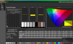 Kalibrasyon öncesi ColorChecker (sRGB)
