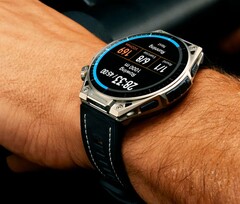 Amazfit Balance Ultra titanyum ve safir kristalden yapılmıştır.