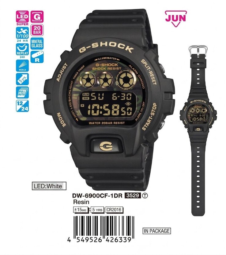 Casio G-Shock DW-6900CF-1 saat