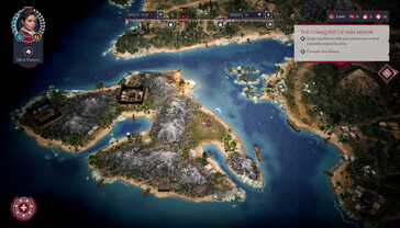 Expeditions: Rome oyunundaki dünya haritasını gösteren bir resim.