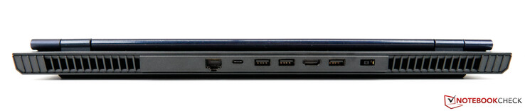 Arka: Ethernet (RJ-45), USB-C 3.2 Gen 2, 2x USB-A 3.2 Gen 1, HDMI, USB-A 3.2 Gen 1, AC adaptörü