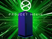 Project Helix Xbox konsolunun afişi gösteriliyor