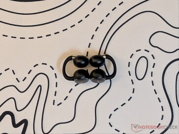 Clip 2 kulaklıkların üstten görünümü.