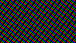 Alt piksel dizisinin gösterimi (RGB matrisi)