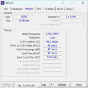 CPU-Z Bellek