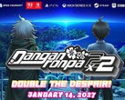 Danganronpa 2×2 için afiş gösteriliyor