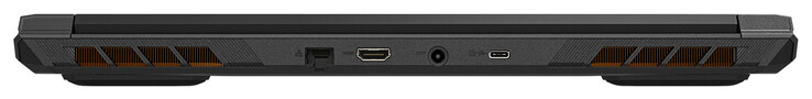 Arka kısım: Gigabit Ethernet, HDMI 2.1, DC-in, DisplayPort çıkışlı USB 3.2 Gen 2 Type-C