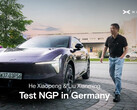Münih şehir trafiğinde test: Xpeng CEO'su He Xiaopeng, Xpeng L03'te yeni Next Generation Pilot (NGP) sistemini tanıtıyor.