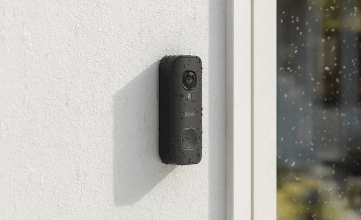 Blink 2K+ Görüntülü Kapı Zili IP65 su geçirmezlik özelliğine sahiptir
