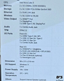 Teknik özellik sayfası