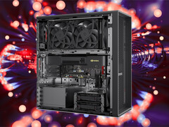 ThinkStation P4'ün içine bir bakış.