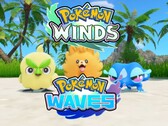 Pokémon Winds and Waves başlangıç karakterleri için banner gösteriliyor