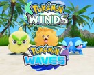 Pokémon Winds and Waves başlangıç karakterleri için banner gösteriliyor