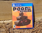 Dünyanın en nadir PS4 oyun disklerinden biri olan Poop Slinger'ın bir fotoğrafı
