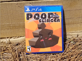 Dünyanın en nadir PS4 oyun disklerinden biri olan Poop Slinger'ın bir fotoğrafı