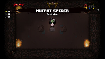 Resimde: The Binding of Isaac: Rebirth oyunundan bir ekran görüntüsü.