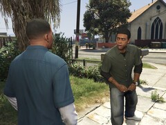 Grand Theft Auto V'deki Franklin ve Lamar'ın ekran görüntüsü