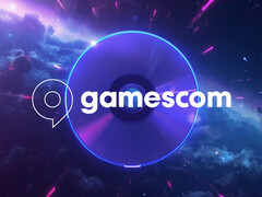 PS5 diskinin üzerinde gösterilen Gamescom logosu