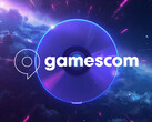 PS5 diskinin üzerinde gösterilen Gamescom logosu