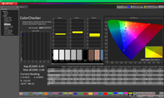 Kalibrasyondan sonra ColorChecker
