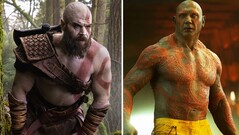 Ryan Hurst ve Dave Bautista'nın yan yana çekilmiş bir fotoğrafı