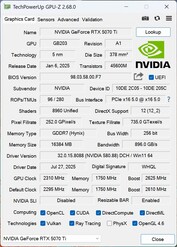 GPU-Z (1-Click-OC etkinleştirildi)
