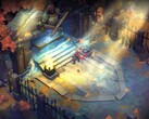 Battle Chasers'daki bir karakteri gösteren bir görüntü: Nightwar.