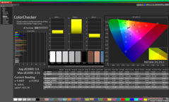 Kalibrasyon öncesi ColorChecker (P3)