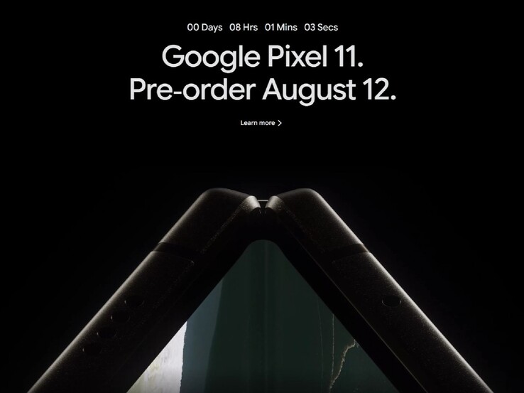 Google Store'a göre, Pixel 11 serisi için ön siparişler 12 Ağustos'ta saat 10:00 ET'de başlayacak, saat 18:00 ET'de değil.