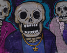 Saints Row çetesini tasvir eden grafiti