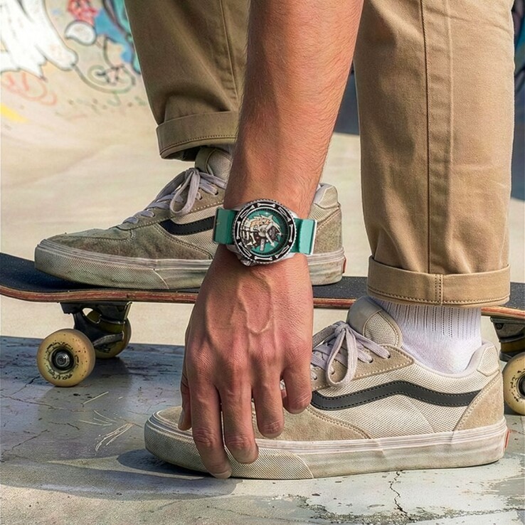 Seiko 5 Sports x Poorboy SRPM17K işbirliği saati. (Görsel kaynağı: Q-P Magazine aracılığıyla Seiko)