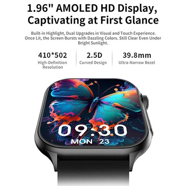 AMOLED ekran yerleşiktir