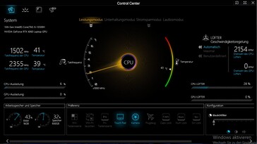 Kontrol Merkezi: performans modları ve daha fazlası