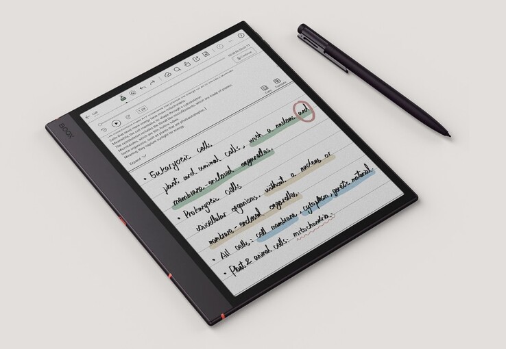 Kullanıcılar, manyetik kalemi kullanarak not alabilir veya sesli komutlarla Boox Note Air6 C tablette yapay zeka transkripsiyonu oluşturabilirler.
