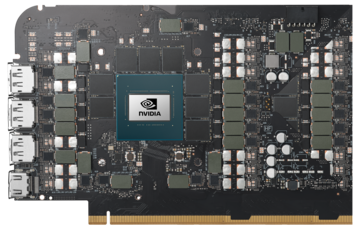 RTX 4080 AD103 referans PCB'si. (Resim Kaynağı: Nvidia)