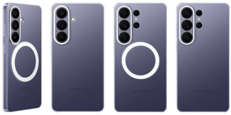 Galaxy S26 serisinin sızdırılan manyetik ve manyetik olmayan telefon kılıfları